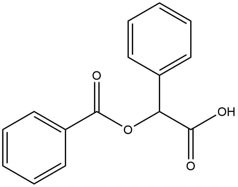 Benzeneacetic acid, α-(benzoyloxy)- Structural