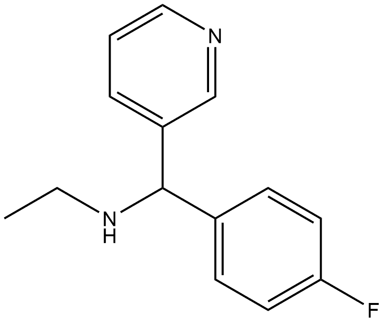 ethyl[(4-fluorophenyl)(pyridin-3-yl)methyl]amine Structural