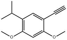 Benzene, 1-ethynyl-2,4-dimethoxy-5-(1-methylethyl)- Structural