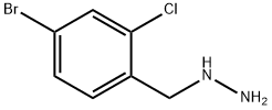 Hydrazine, [(4-bromo-2-chlorophenyl)methyl]- Structural