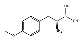 Boronic acid, B-[(1R)-1-amino-2-(4-methoxyphenyl)ethyl]- Structural