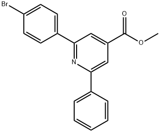 JR-9114, Methyl 2-(4-bromophenyl)-6-phenylpyridine-4-carboxylate, 97% Structural