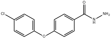 Benzoic acid, 4-(4-chlorophenoxy)-, hydrazide Structural