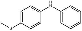 Benzenamine, 4-(methylthio)-N-phenyl- Structural
