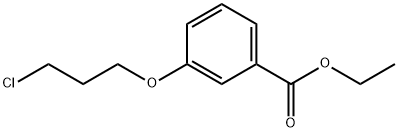Benzoic acid, 3-(3-chloropropoxy)-, ethyl ester Structural
