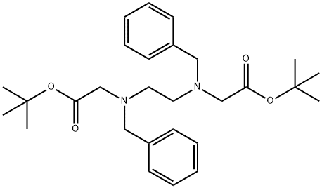 Glycine, N,N'-1,2-ethanediylbis[N-(phenylmethyl)-, 1,1'-bis(1,1-dimethylethyl) ester Structural
