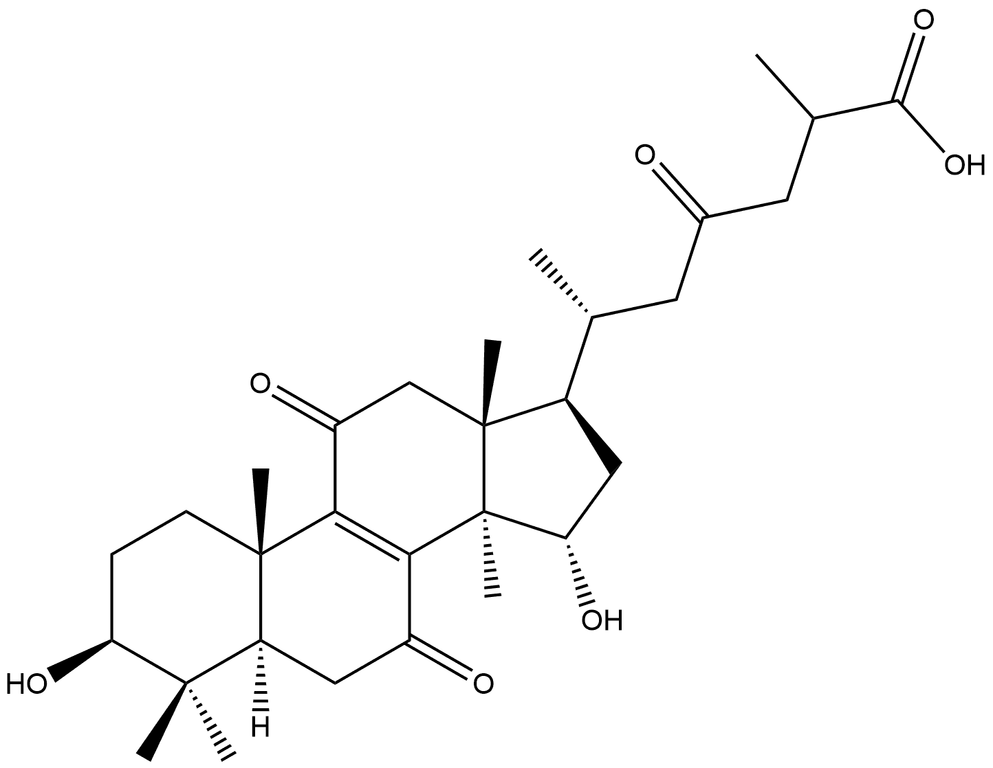 Ganoderic acid K Structural