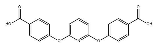 Benzoic acid, 4,4'-[2,6-pyridinediylbis(oxy)]bis- (9CI) Structural