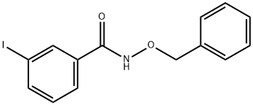 Benzamide, 3-iodo-N-(phenylmethoxy)- Structural