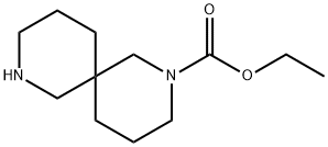 Ethyl 2,8-diazaspiro[5.5]undecane-2-carboxylate Structural