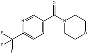 Methanone, 4-morpholinyl[6-(trifluoromethyl)-3-pyridinyl]- Structural