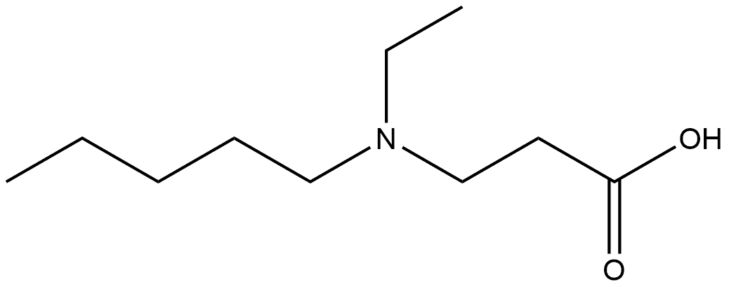 N-Ethyl-N-pentyl-β-alanine Structural