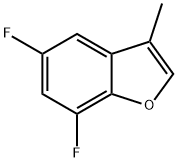 Benzofuran, 5,7-difluoro-3-methyl- Structural