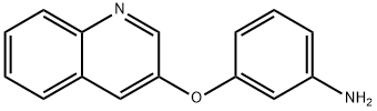 Benzenamine, 3-(3-quinolinyloxy)- Structural