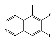 Isoquinoline, 6,7-difluoro-5-methyl- Structural