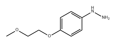 Hydrazine, [4-(2-methoxyethoxy)phenyl]- Structural