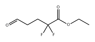 Pentanoic acid, 2,2-difluoro-5-oxo-, ethyl ester Structural