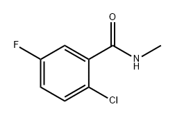 Benzamide, 2-chloro-5-fluoro-N-methyl- Structural