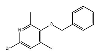 Pyridine, 6-bromo-2,4-dimethyl-3-(phenylmethoxy)- Structural