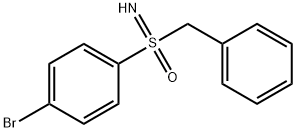 S-(4-bromophenyl)-S-(phenylmethyl)- Sulfoximine Structural
