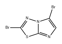Imidazo[2,1-b]-1,3,4-thiadiazole, 2,5-dibromo- Structural