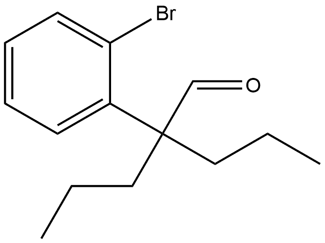 Benzeneacetaldehyde, 2-bromo-α,α-dipropyl- Structural