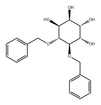 D-chiro-Inositol, 3,4-bis-O-(phenylmethyl)- Structural