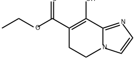 Imidazo[1,2-a]pyridine-7-carboxylic acid, 5,6-dihydro-8-hydroxy-, ethyl ester Structural