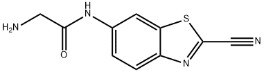 Acetamide, 2-amino-N-(2-cyano-6-benzothiazolyl)- Structural