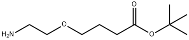 Butanoic acid, 4-(2-aminoethoxy)-, 1,1-dimethylethyl ester Structural
