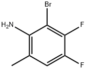 Benzenamine, 2-bromo-3,4-difluoro-6-methyl- Structural