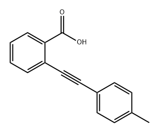 Benzoic acid, 2-[2-(4-methylphenyl)ethynyl]- Structural