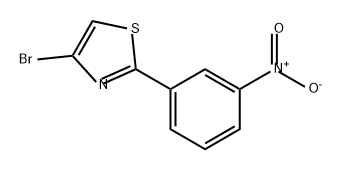 Thiazole, 4-bromo-2-(3-nitrophenyl)- Structural