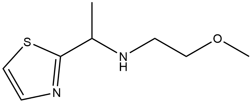 N-(2-methoxyethyl)-1-(thiazol-2-yl)ethanamine Structural