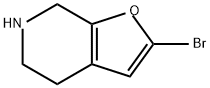 Furo[2,3-c]pyridine, 2-bromo-4,5,6,7-tetrahydro- Structural