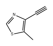 Thiazole, 4-ethynyl-5-methyl- Structural