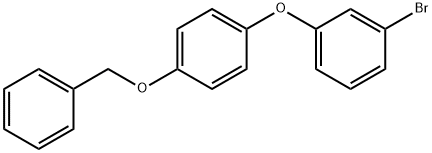 Benzene, 1-(3-bromophenoxy)-4-(phenylmethoxy)- Structural
