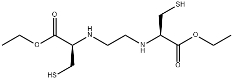 L-Cysteine, N,N'-1,2-ethanediylbis-, 1,1'-diethyl ester Structural