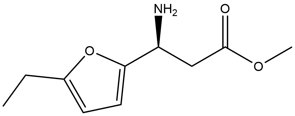 methyl (S)?-?3-?amino-?3-?(5-?ethylfuran-?2-?yl)?propanoate Structural