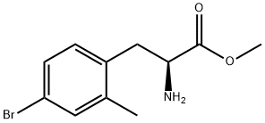 L-Phenylalanine, 4-bromo-2-methyl-, methyl ester Structural