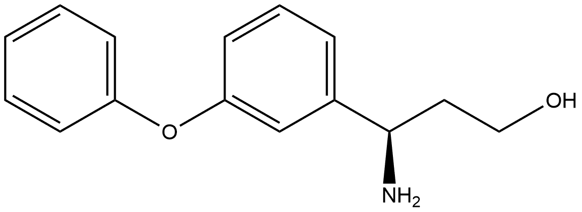 Benzenepropanol, γ-amino-3-phenoxy-, (γR)- Structural