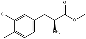 L-Phenylalanine, 3-chloro-4-methyl-, methyl ester Structural