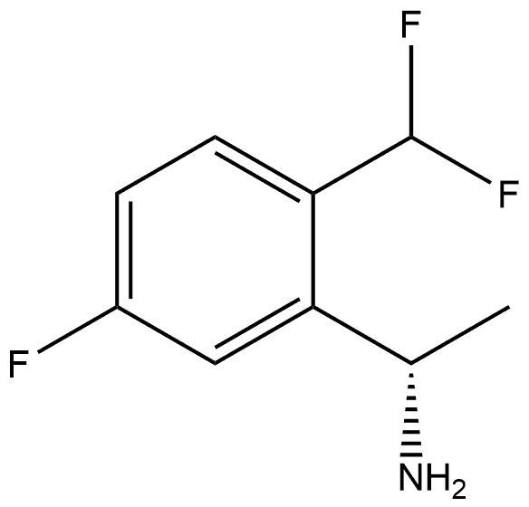 Benzenemethanamine, 2-(difluoromethyl)-5-fluoro-α-methyl-, (αS)- Structural