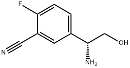Benzonitrile, 5-[(1R)-1-amino-2-hydroxyethyl]-2-fluoro- Structural