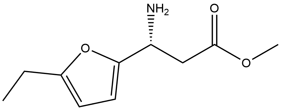 methyl (R)?-?3-?amino-?3-?(5-?ethylfuran-?2-?yl)?propanoate Structural