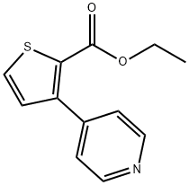 Ethyl 3-(pyridin-4-yl)thiophene-2-carboxylate Structural