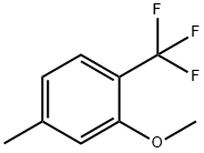Benzene, 2-methoxy-4-methyl-1-(trifluoromethyl)- Structural