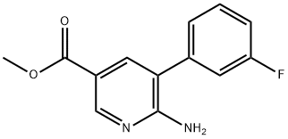 Methyl 6-amino-5-(3-fluorophenyl)nicotinate