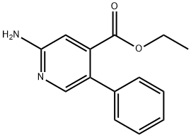 Ethyl 2-amino-5-phenyl-4-pyridinecarboxylate Structural