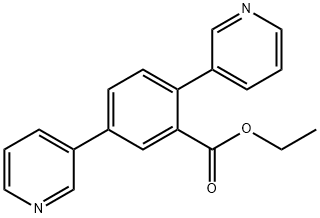 Ethyl 2,5-di(pyridin-3-yl)benzoate Structural